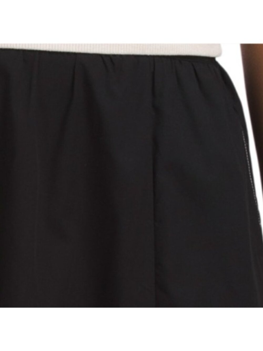 MAISON D'AMELIE Poplin Flared Skirt Pull On With Trapunto Stitch - Picture 3 of 4